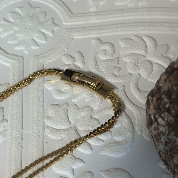 Vintage Gold Tone Multi Strand Layered Chain Necklace 18” - Picture 11 of 14